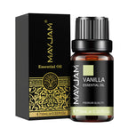 10ML Lavender Lemongrass Jasmine Vanilla Eucalyptus Rose Lemon Essential Oil for Humidifier Diffuser Candle Making