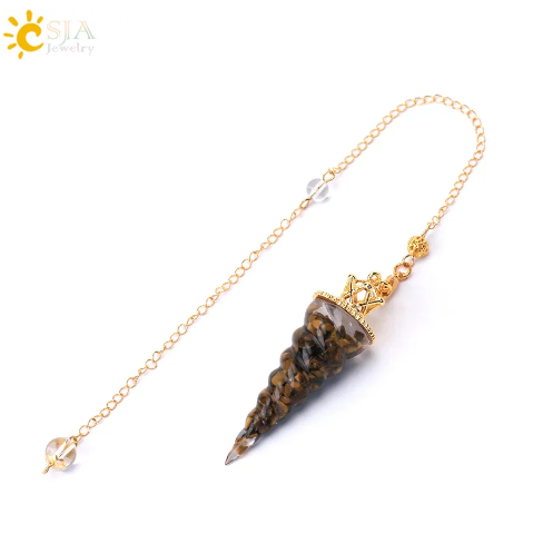 Chakra Healing Crystal Pendulum for Dowsing