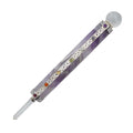 Arham Crystal Amethyst Metaphysical Healing Wand 6" | 7 Chakra Gemstone Wand | Dynamic Energy Chakra Balancing & Aura Cleansing Healing Stick | Meditation Reiki Yoga Spiritual Divination Tool