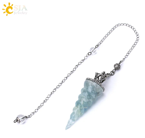 Chakra Healing Crystal Pendulum for Dowsing