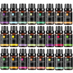 10ML Lavender Lemongrass Jasmine Vanilla Eucalyptus Rose Lemon Essential Oil for Humidifier Diffuser Candle Making