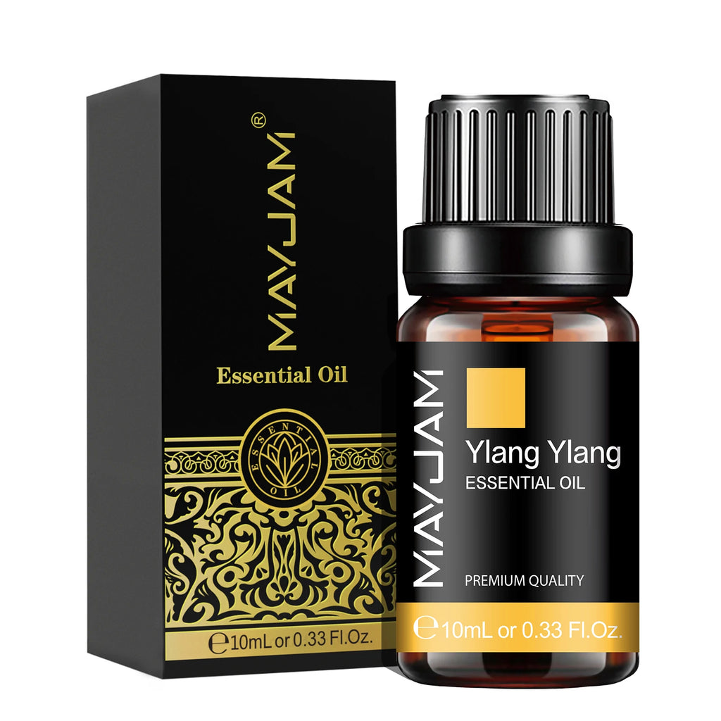 10ML Lavender Lemongrass Jasmine Vanilla Eucalyptus Rose Lemon Essential Oil for Humidifier Diffuser Candle Making