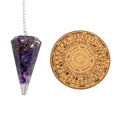Chakra Crystal Dowsing Set - Orgone Pendulum & Board Kit