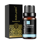 10ML Lavender Lemongrass Jasmine Vanilla Eucalyptus Rose Lemon Essential Oil for Humidifier Diffuser Candle Making