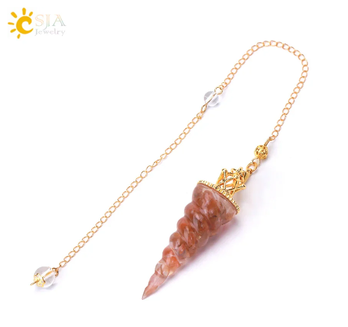 Chakra Healing Crystal Pendulum for Dowsing