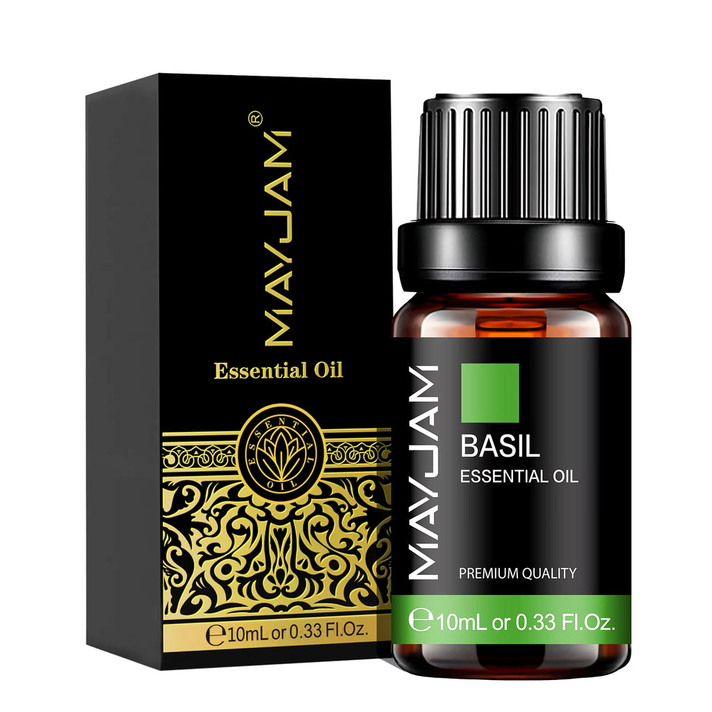 10ML Lavender Lemongrass Jasmine Vanilla Eucalyptus Rose Lemon Essential Oil for Humidifier Diffuser Candle Making