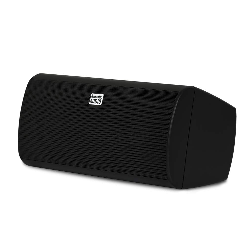 Acoustic Audio by Goldwood Acoustic Audio AA35CB Indoor Center 3 Way Speaker 400 Watts Black Bookshelf 3-Inch