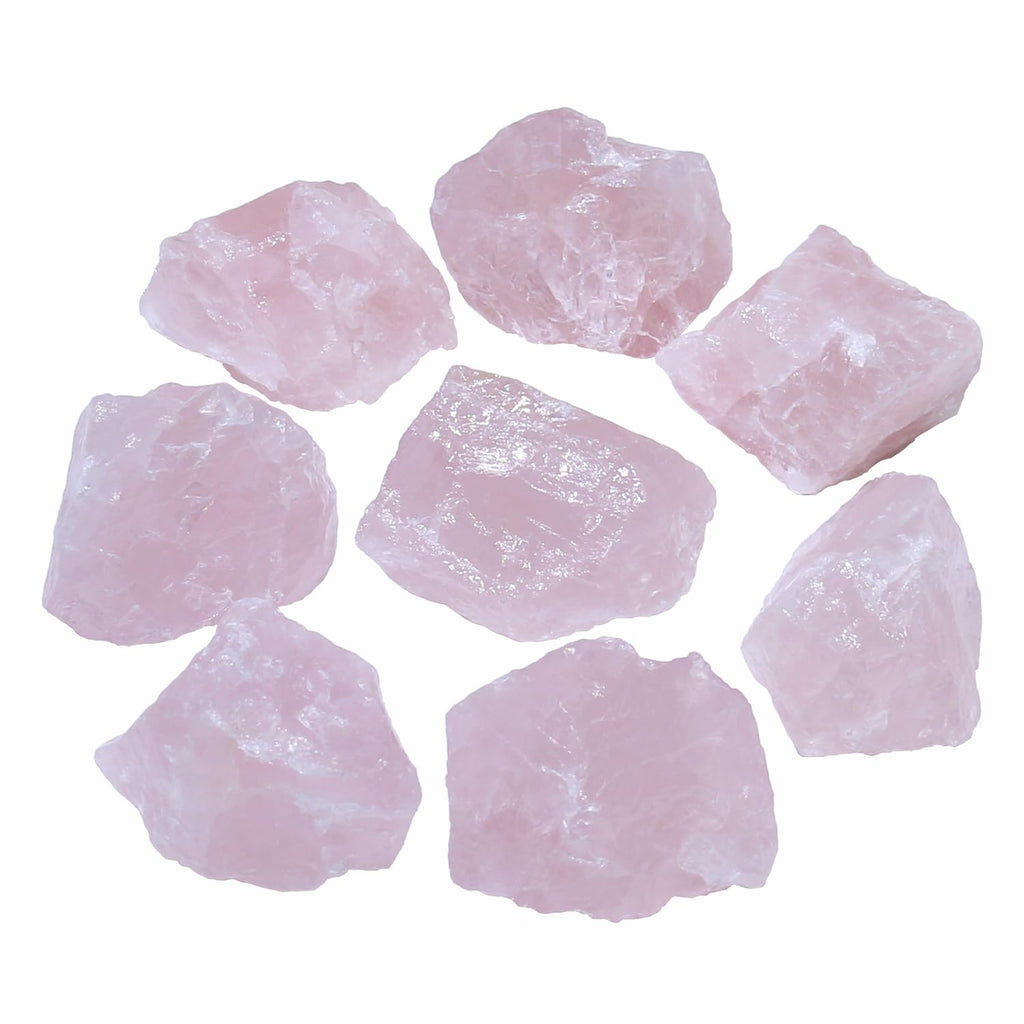 Raw Rose Quartz Crystals Bulk Real Gemstones and Crystals Rocks and Minerals Healing Crystals Quartz Crystals and Healing Stones Cuarzos Originales De Energia Y Piedras(1LB)