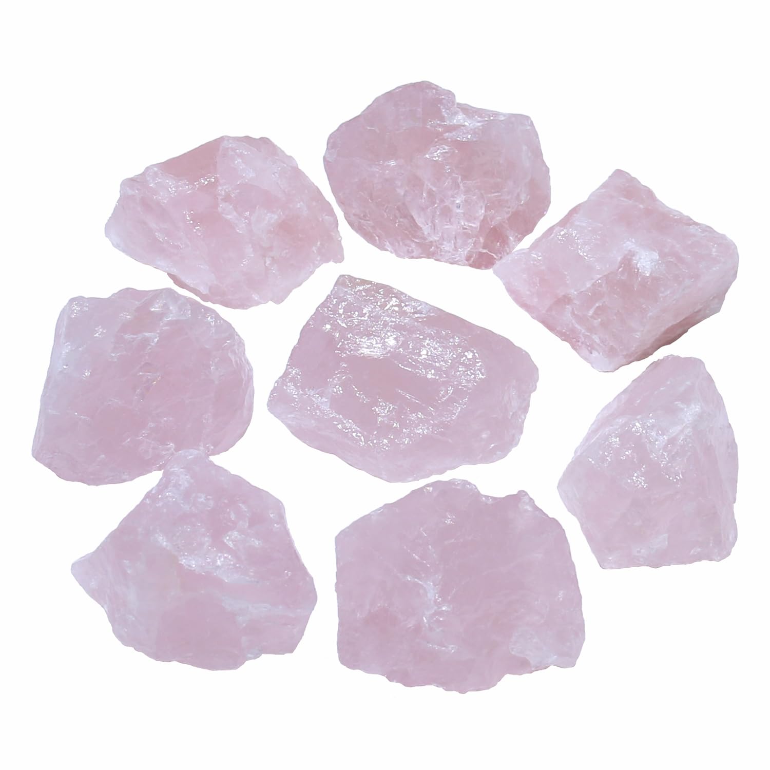 Raw Rose Quartz Crystals Bulk Real Gemstones and Crystals Rocks and Minerals Healing Crystals Quartz Crystals and Healing Stones Cuarzos Originales De Energia Y Piedras(1LB)