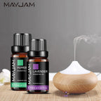 10ML Lavender Lemongrass Jasmine Vanilla Eucalyptus Rose Lemon Essential Oil for Humidifier Diffuser Candle Making