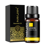 10ML Lavender Lemongrass Jasmine Vanilla Eucalyptus Rose Lemon Essential Oil for Humidifier Diffuser Candle Making
