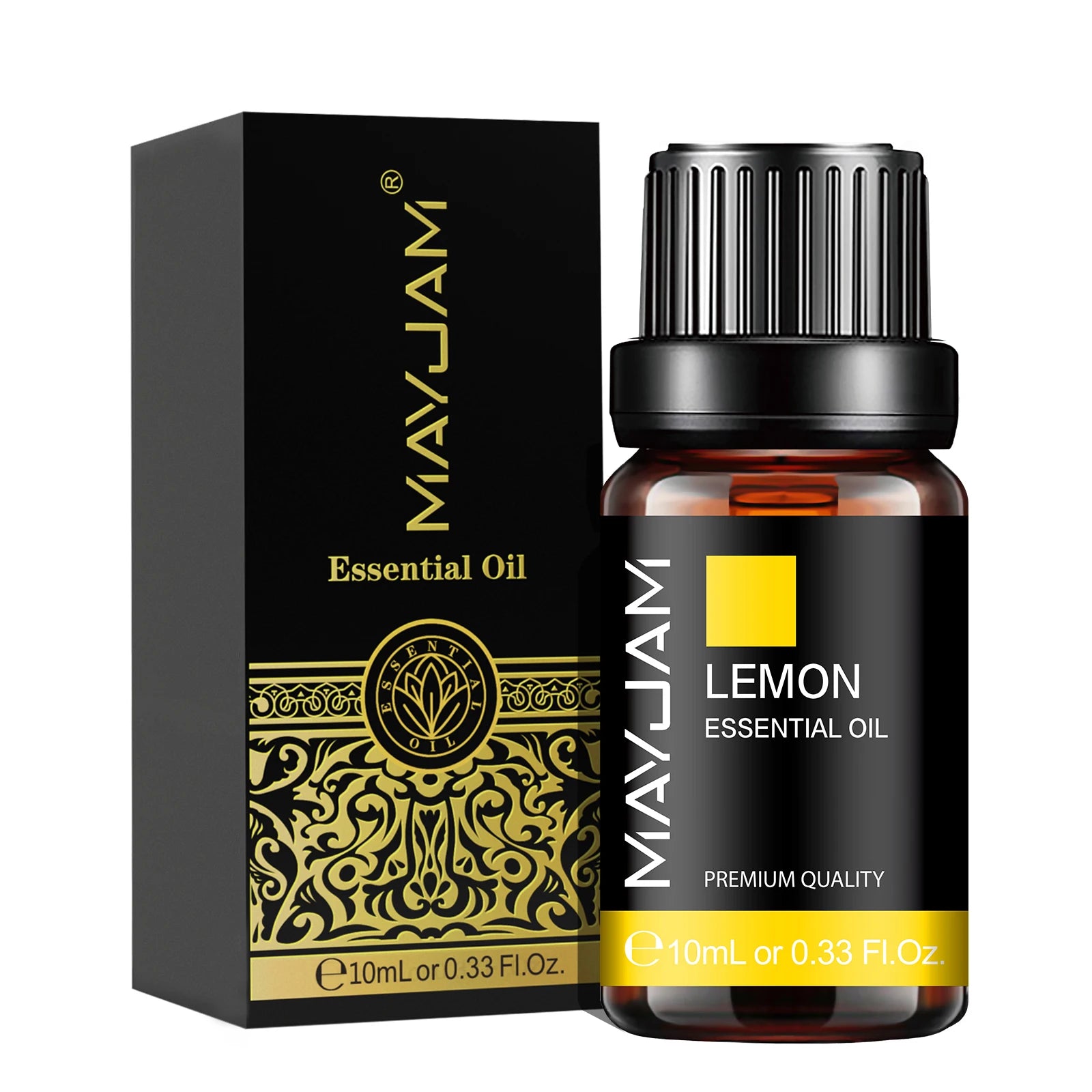 10ML Lavender Lemongrass Jasmine Vanilla Eucalyptus Rose Lemon Essential Oil for Humidifier Diffuser Candle Making