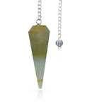 Green Jade Heart Chakra Pendulum - Spiritual Healing Stone