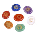Natural Crystal Seven Chakra Energy Stone Ornament