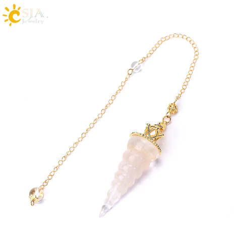 Chakra Healing Crystal Pendulum for Dowsing