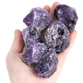 6PCS Amethysts with Jar Natural Rough Stones Crystal Large Raw Crystals Bulk Healing Gemstones for Reiki Healing Tumbling Fountain Rocks