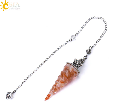 Chakra Healing Crystal Pendulum for Dowsing